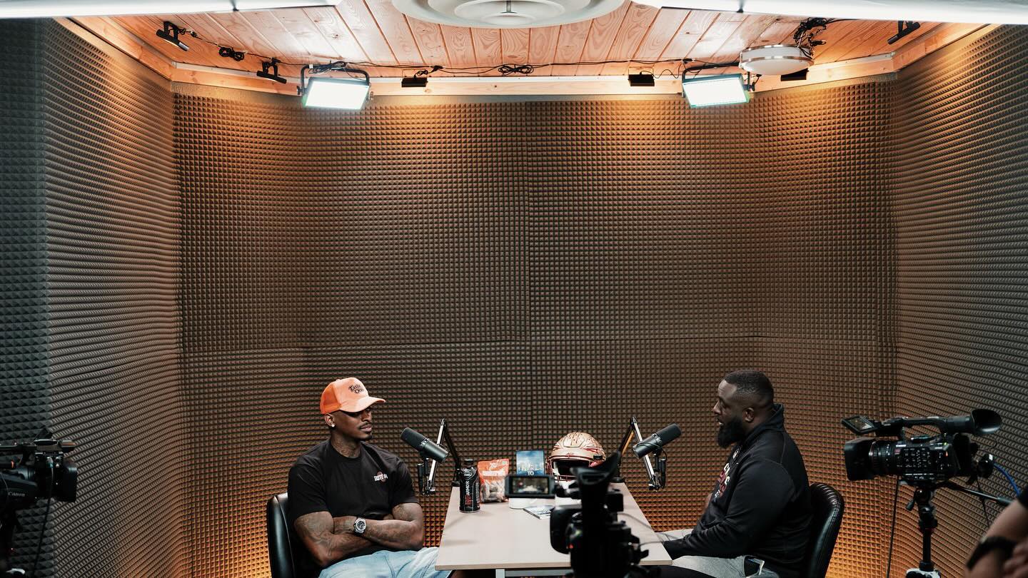 Lance Leggett being interviewed on a podcast